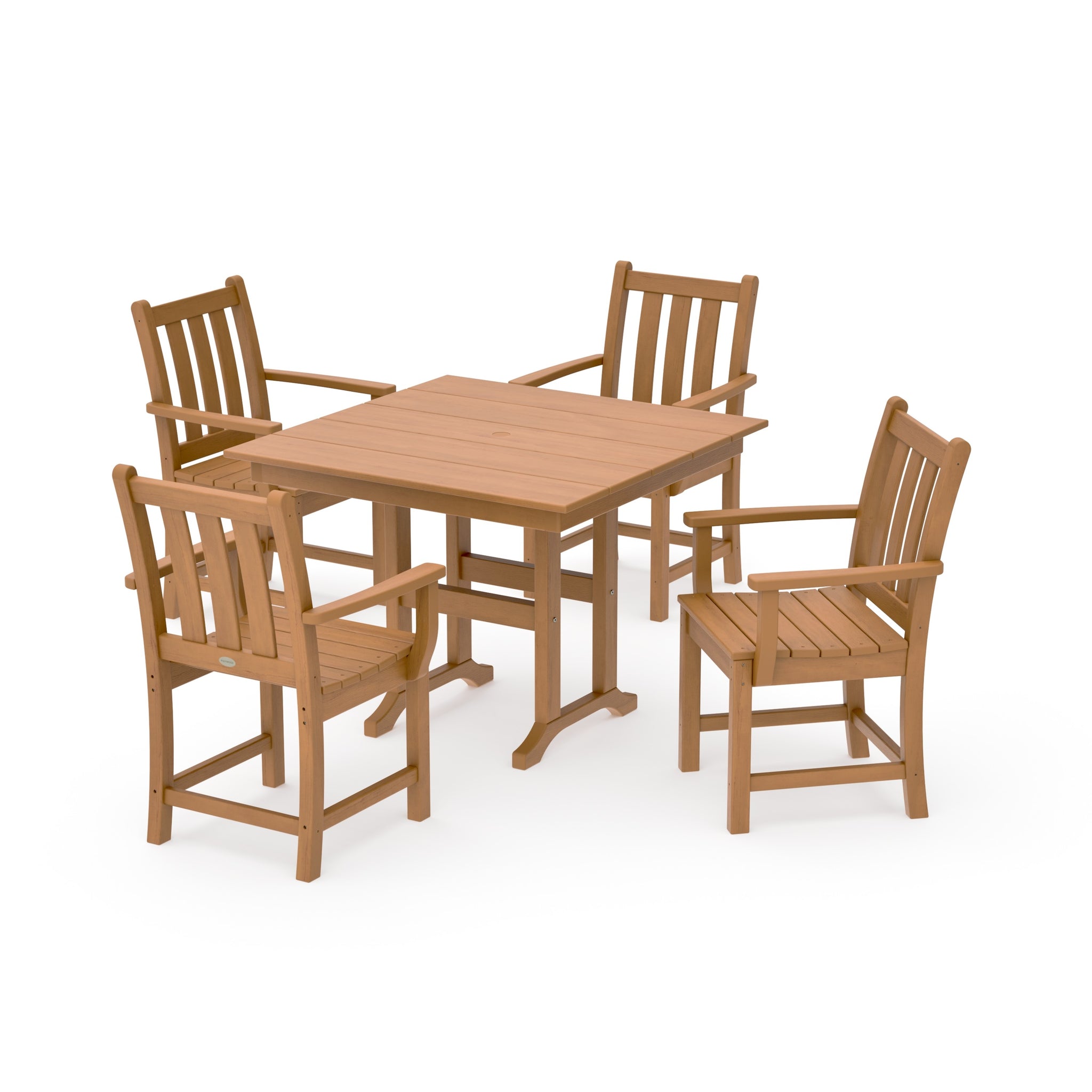 Traditional Garden 5-Piece Farmhouse Dining Set