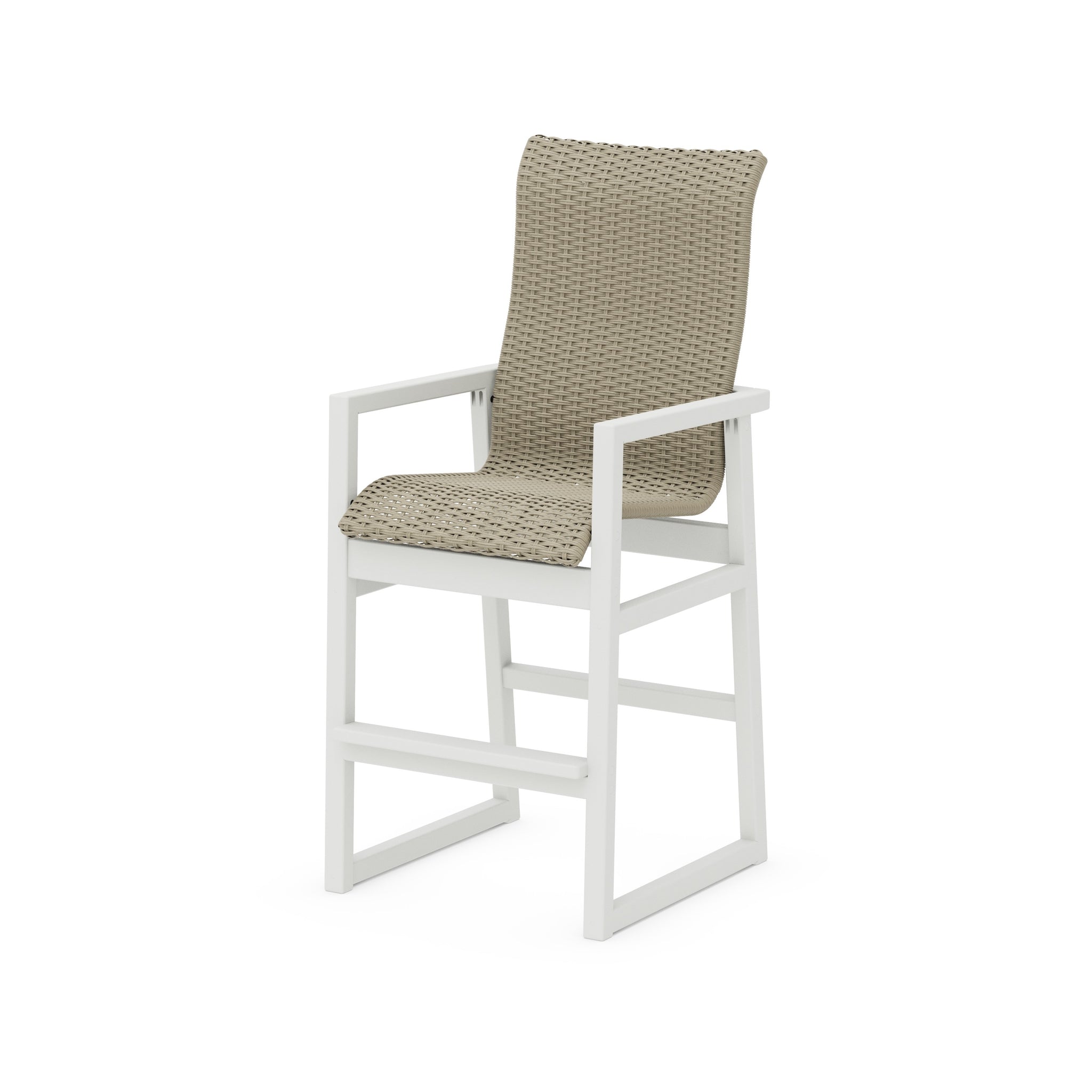 EDGE Woven High-Back Bar Arm Chair