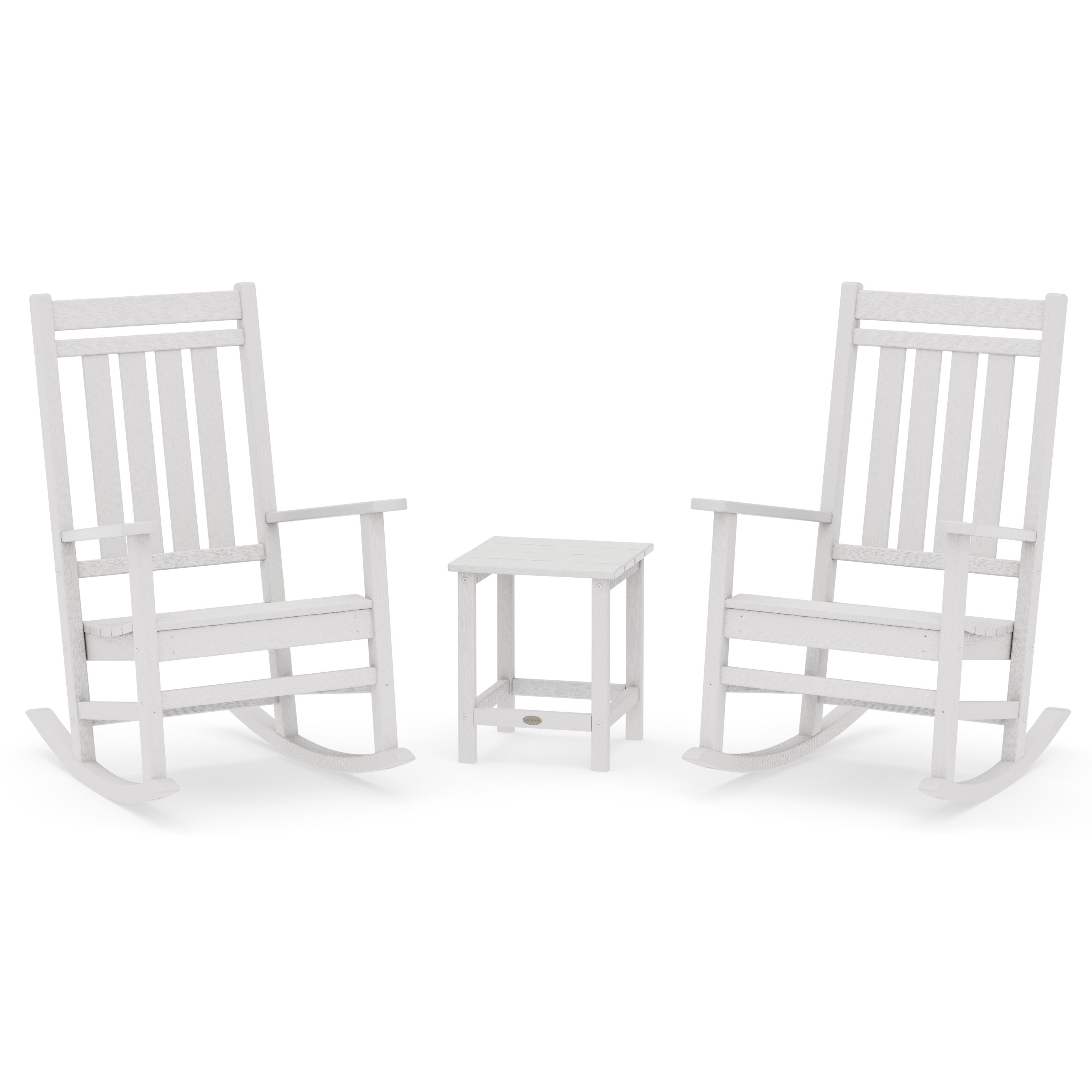 Estate 3-Piece Rocking Chair Set with Long Island 18" Side Table