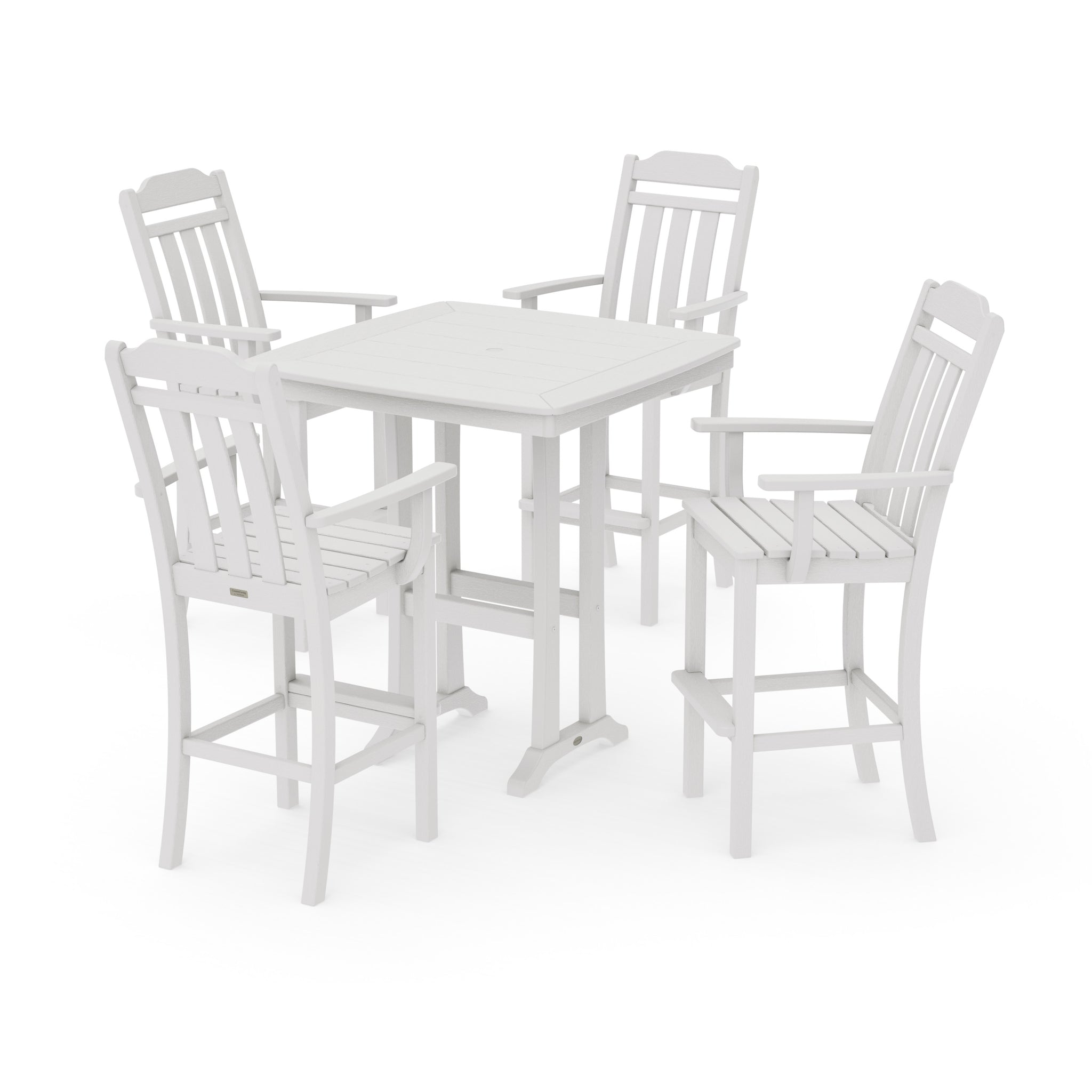 Cottage 5-Piece Bar Set with Trestle Legs