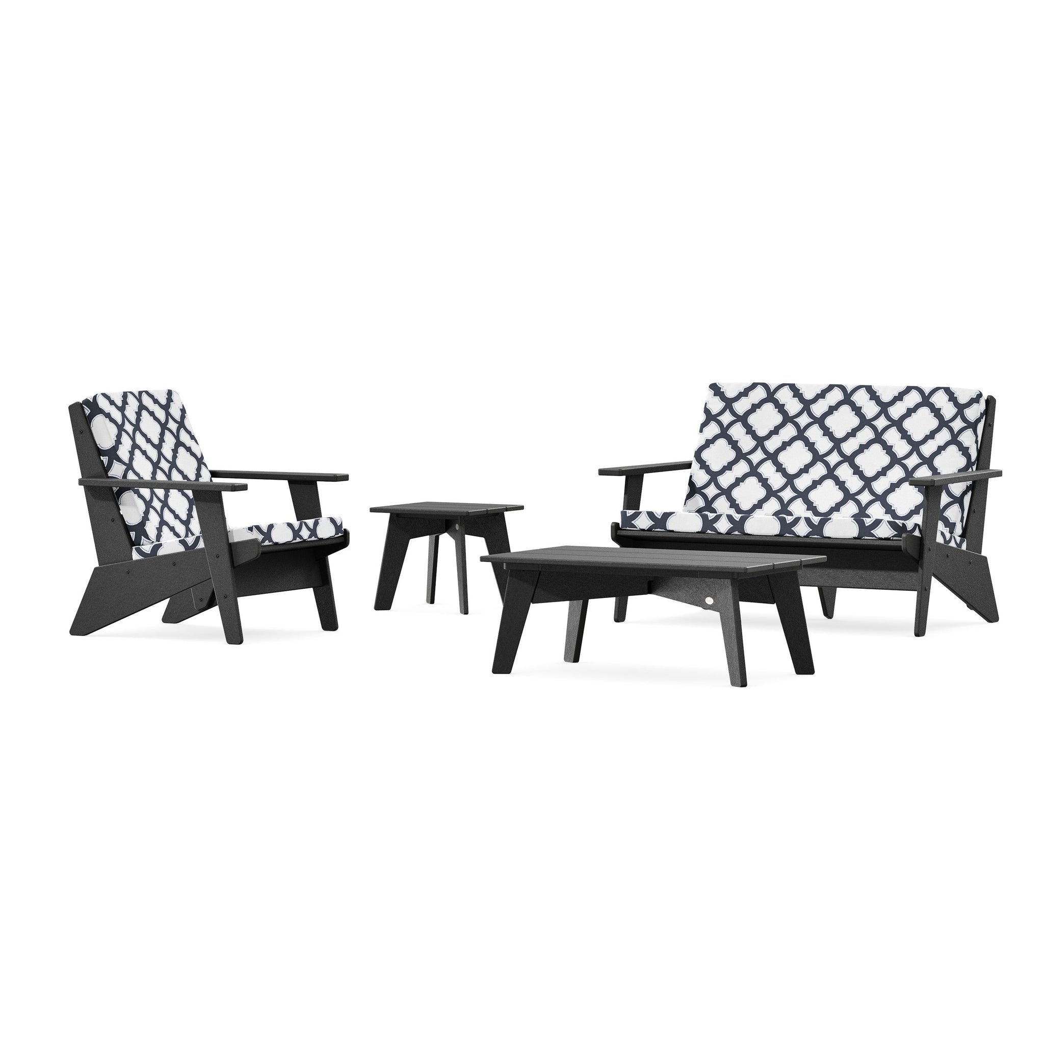 Riviera Modern Lounge 4-Piece Set