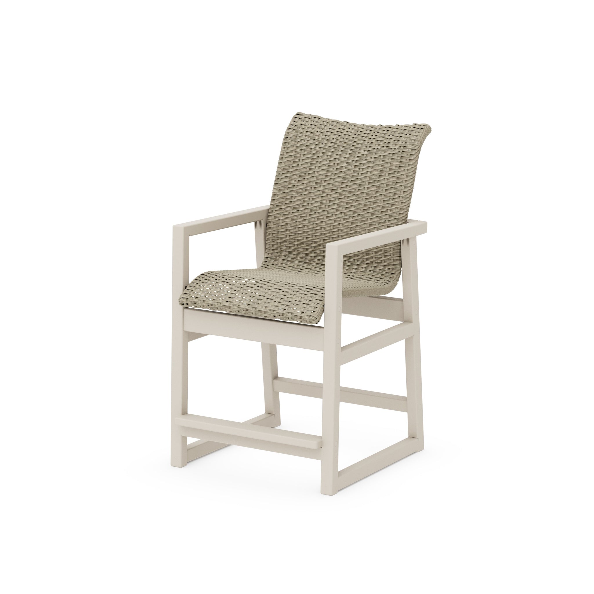 EDGE Woven Counter Arm Chair