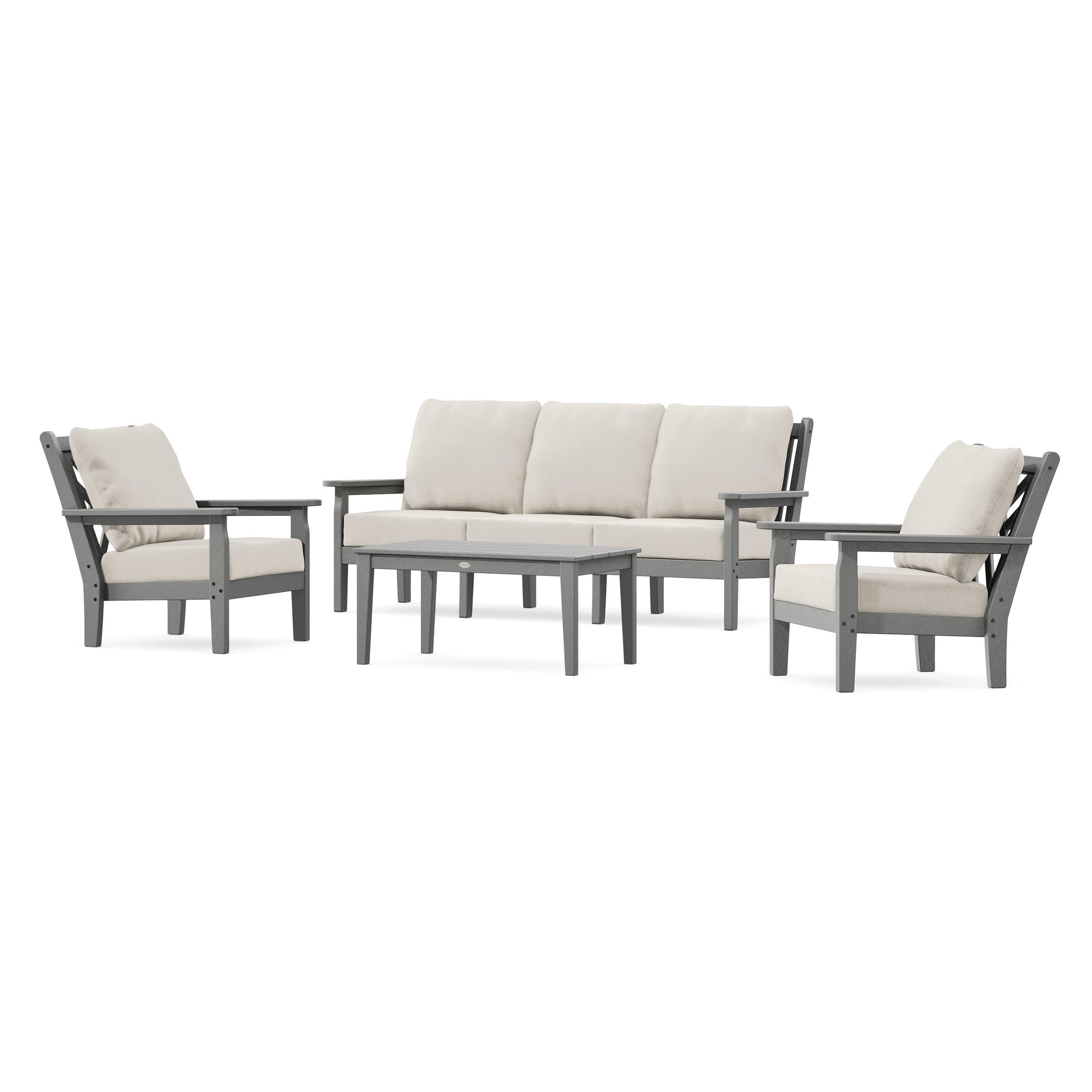 Chippendale 4-Piece Deep Seating Set with Sofa