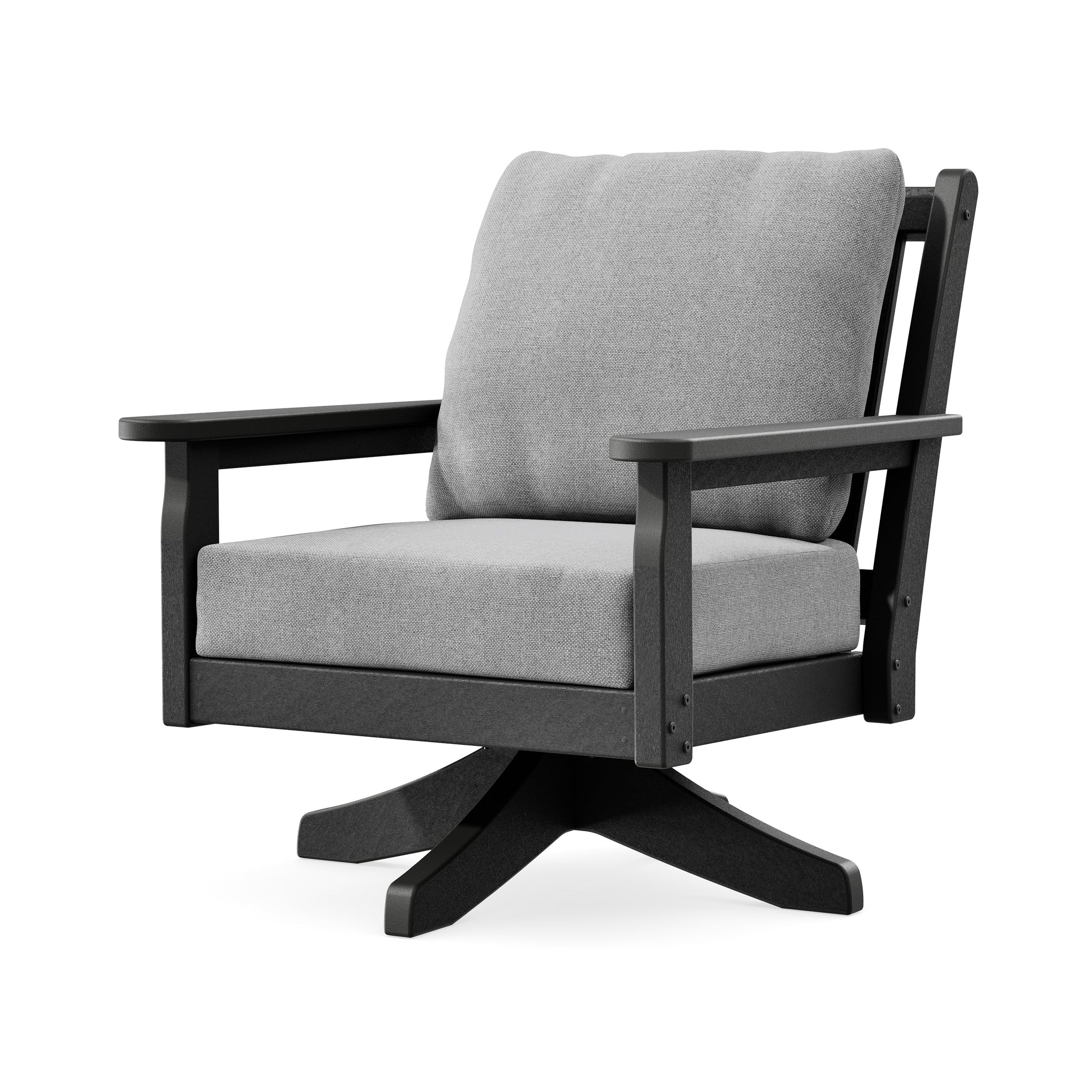 Chippendale Deep Seating Swivel Chair