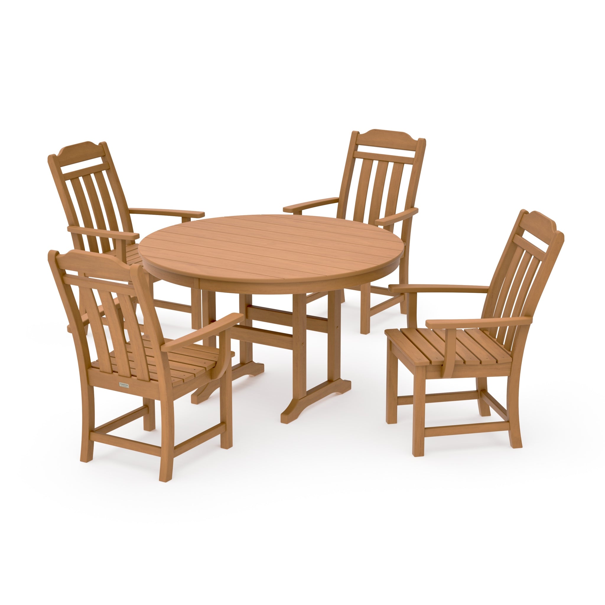 Cottage 5-Piece Round Farmhouse Dining Set