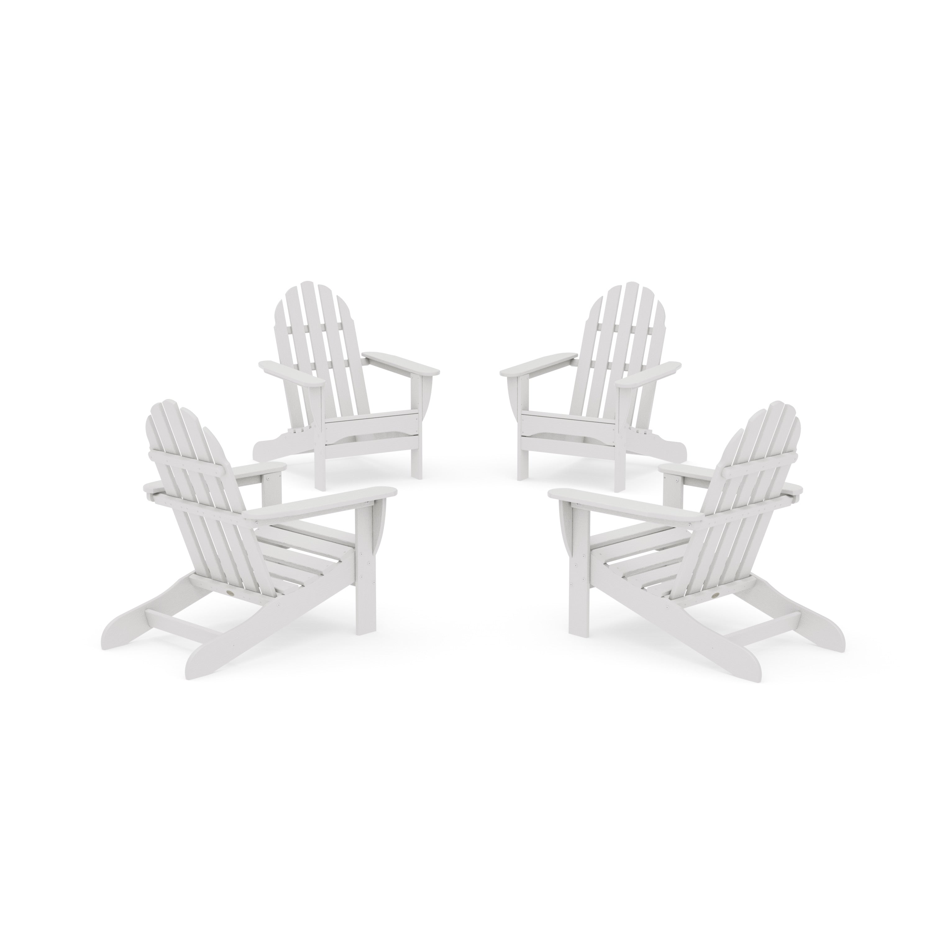 4-Piece Classic Adirondack Conversation Set