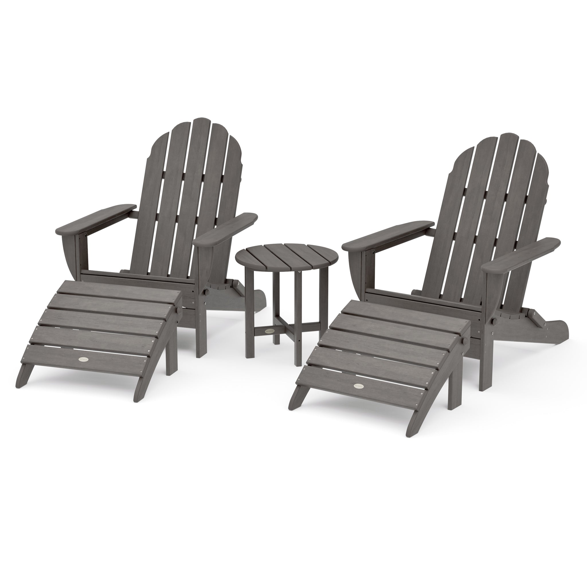Classic Oversized Adirondack 5-Piece Casual Set
