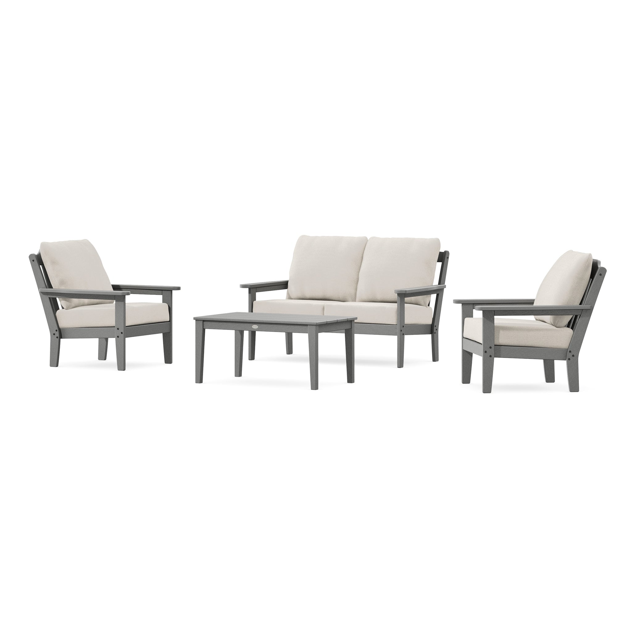 Cottage 4-Piece Deep Seating Set with Loveseat