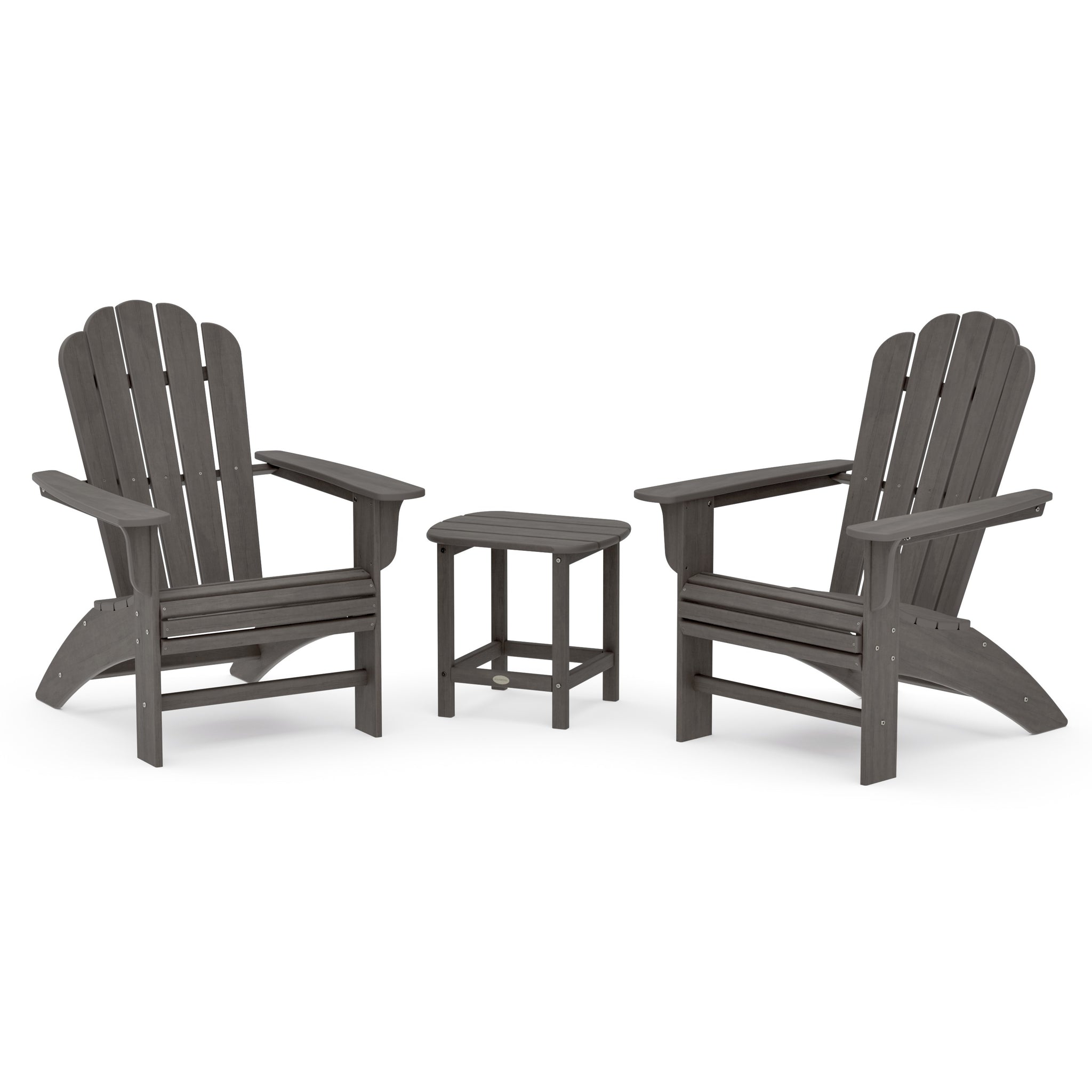Cottage Curveback Adirondack Chair 3-Piece Set