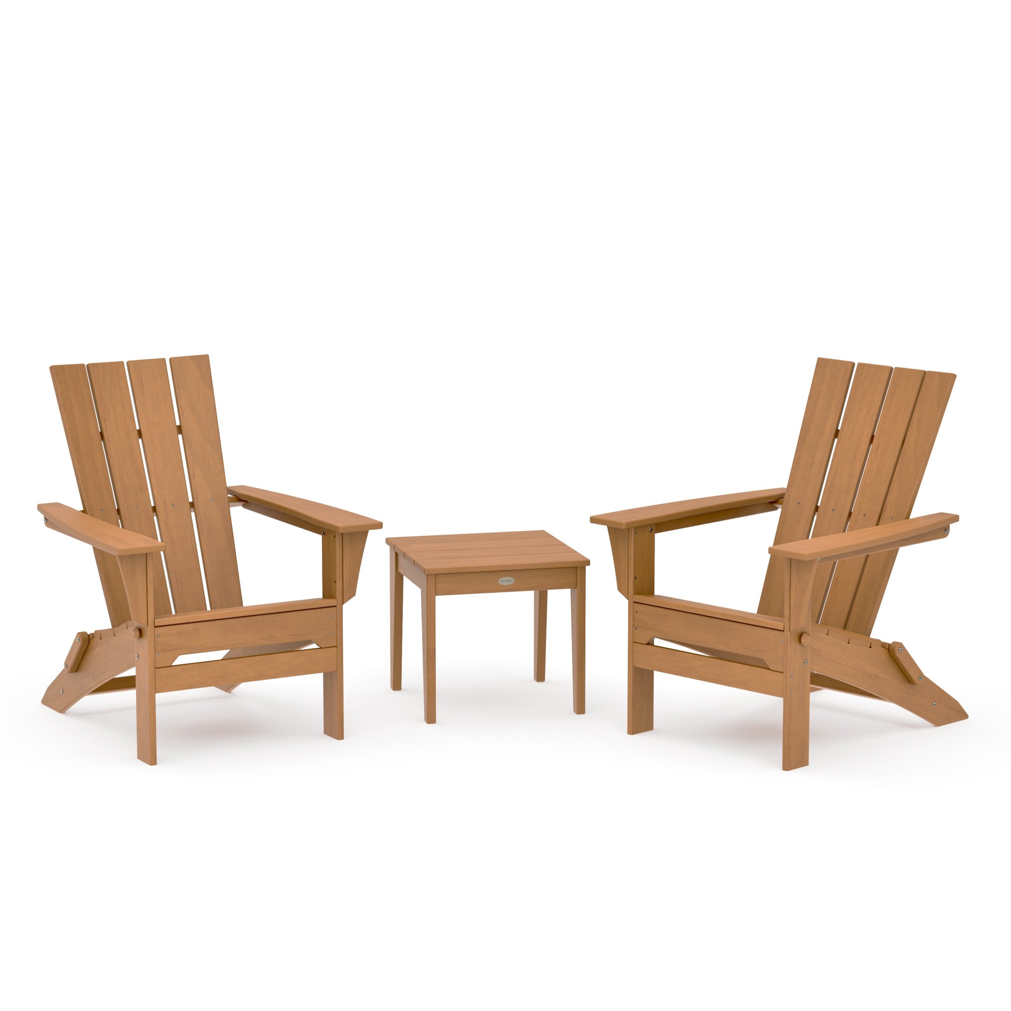 Quattro Folding Chair 3-Piece Adirondack Set