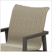 Coastal Woven 5-Piece Bar Set with Trestle Legs