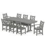 Chippendale 9-Piece Dining Set with Trestle Legs