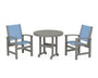 Coastal 3-Piece Round Dining Set