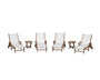 Coastal Chaise 6-Piece Set with Wheels