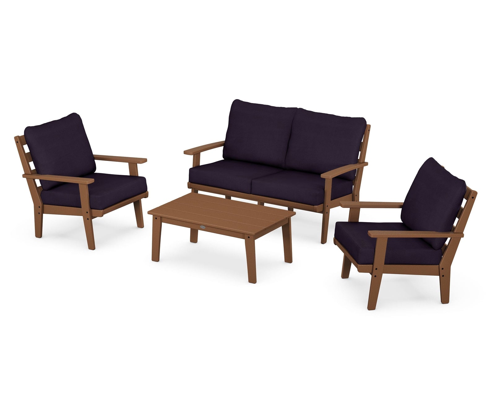 Grant Park 4-Piece Deep Seating Chair Set