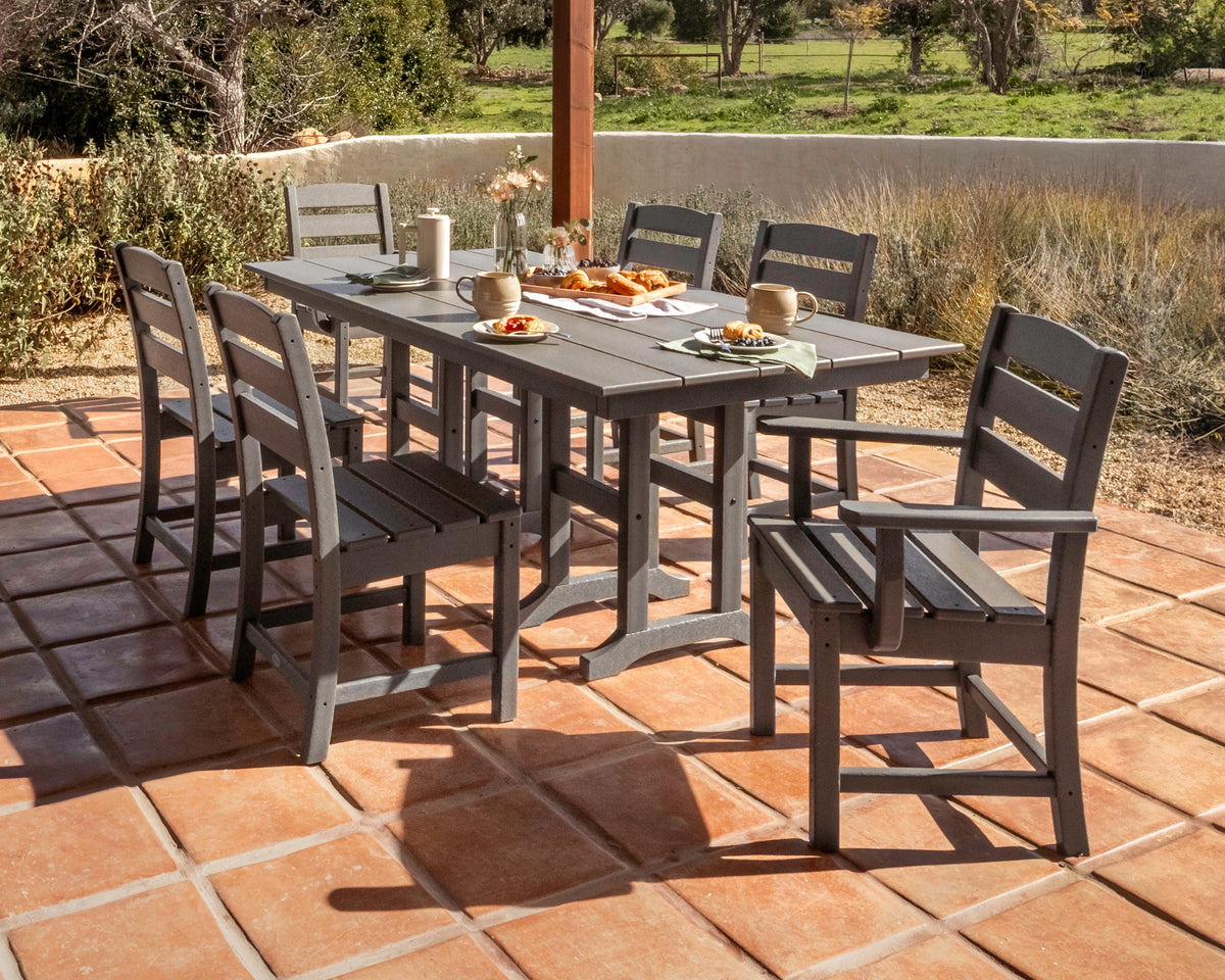 Lakeside 7-Piece Farmhouse Dining Set