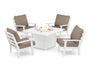 Grant Park 5-Piece Deep Seating Conversation Set with Fire Pit Table