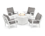 Grant Park 5-Piece Deep Seating Conversation Set with Fire Pit Table