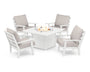 Grant Park 5-Piece Deep Seating Conversation Set with Fire Pit Table