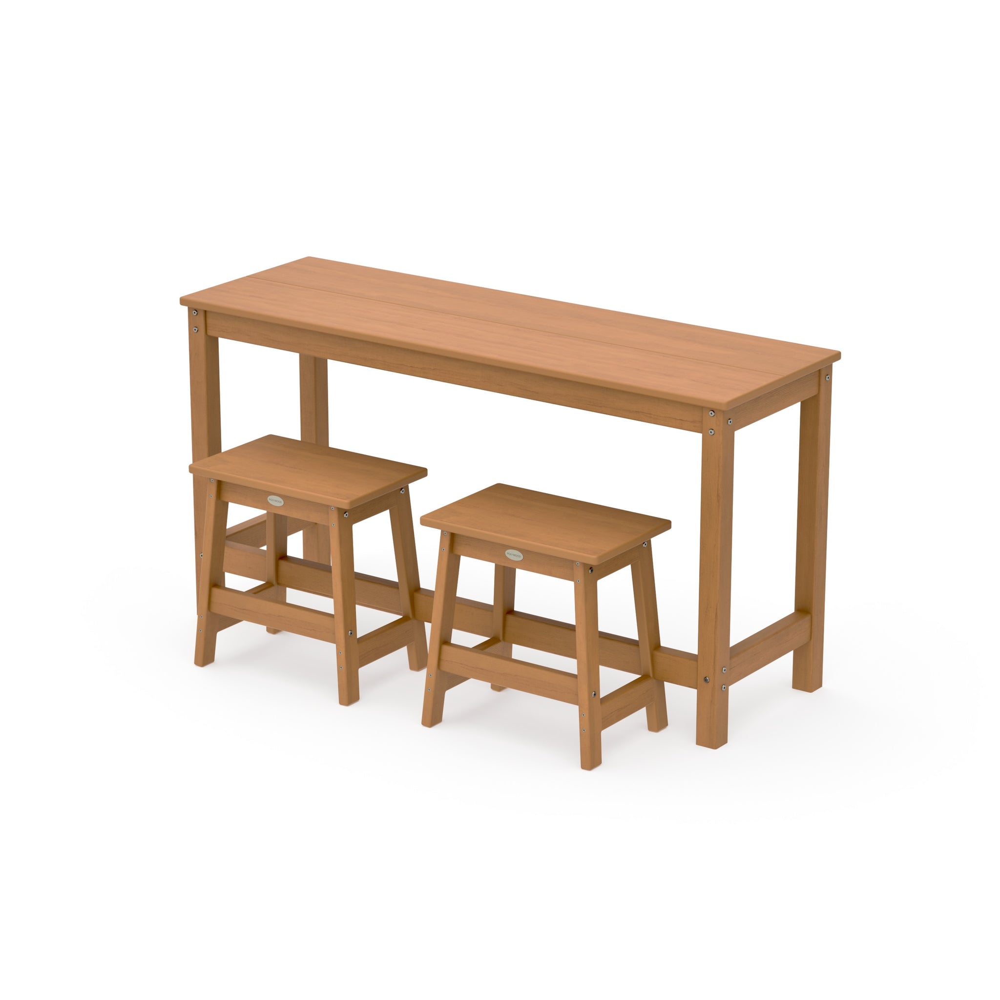 Modern Studio Stool 3-Piece Balcony Set