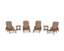Nautical Chaise 6-Piece Set with Arms