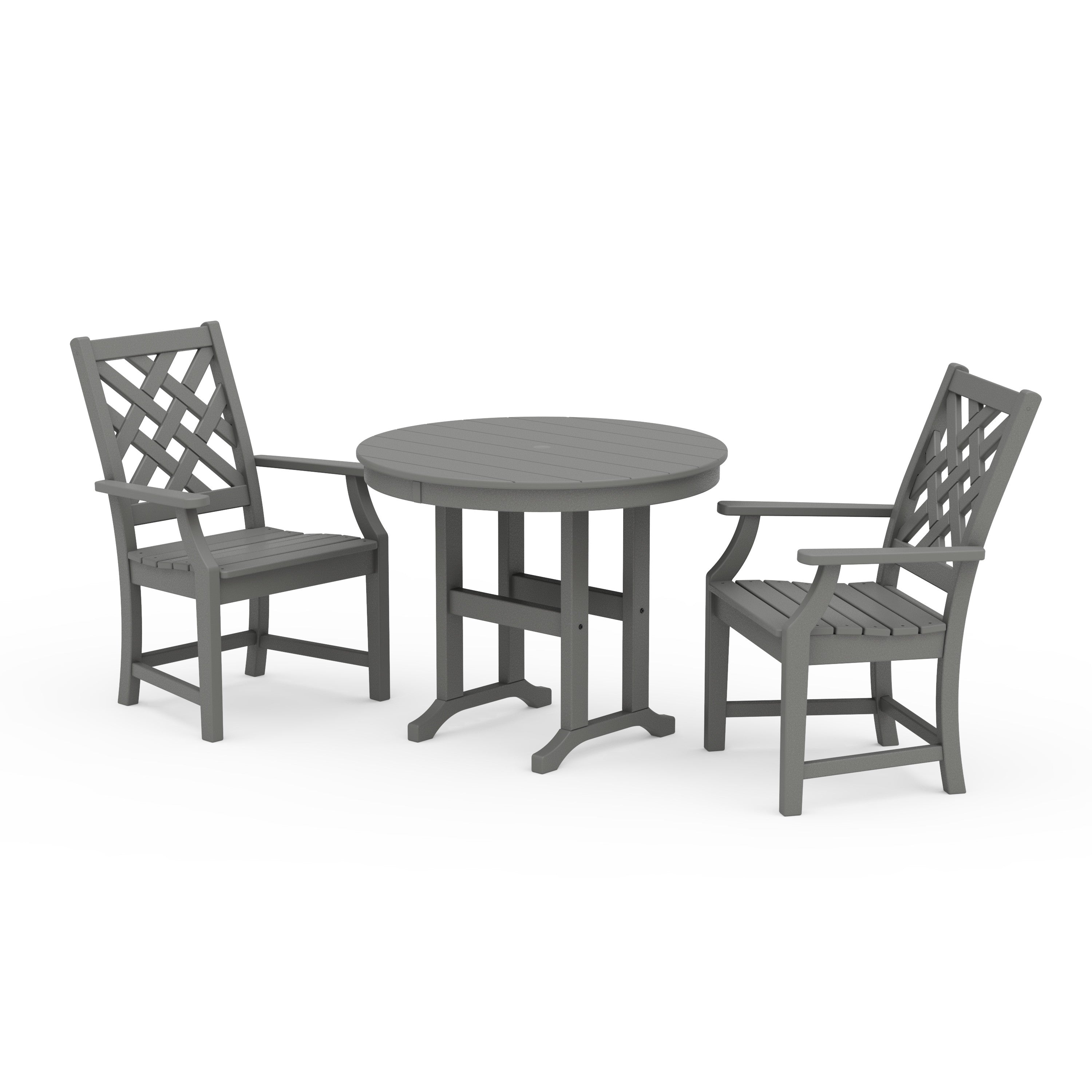 Wovendale 3-Piece Farmhouse Dining Set