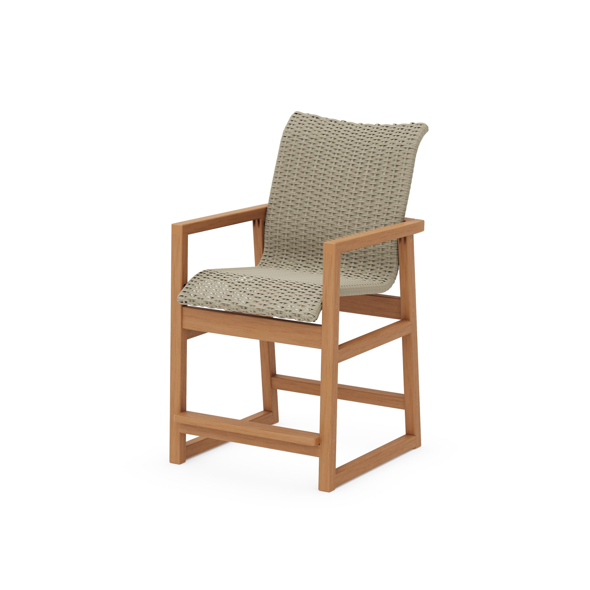 EDGE Woven Counter Arm Chair