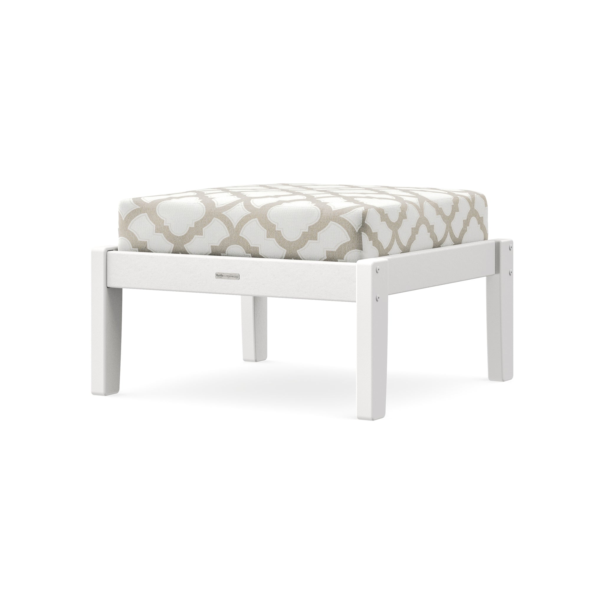 Chinoiserie Deep Seating Ottoman