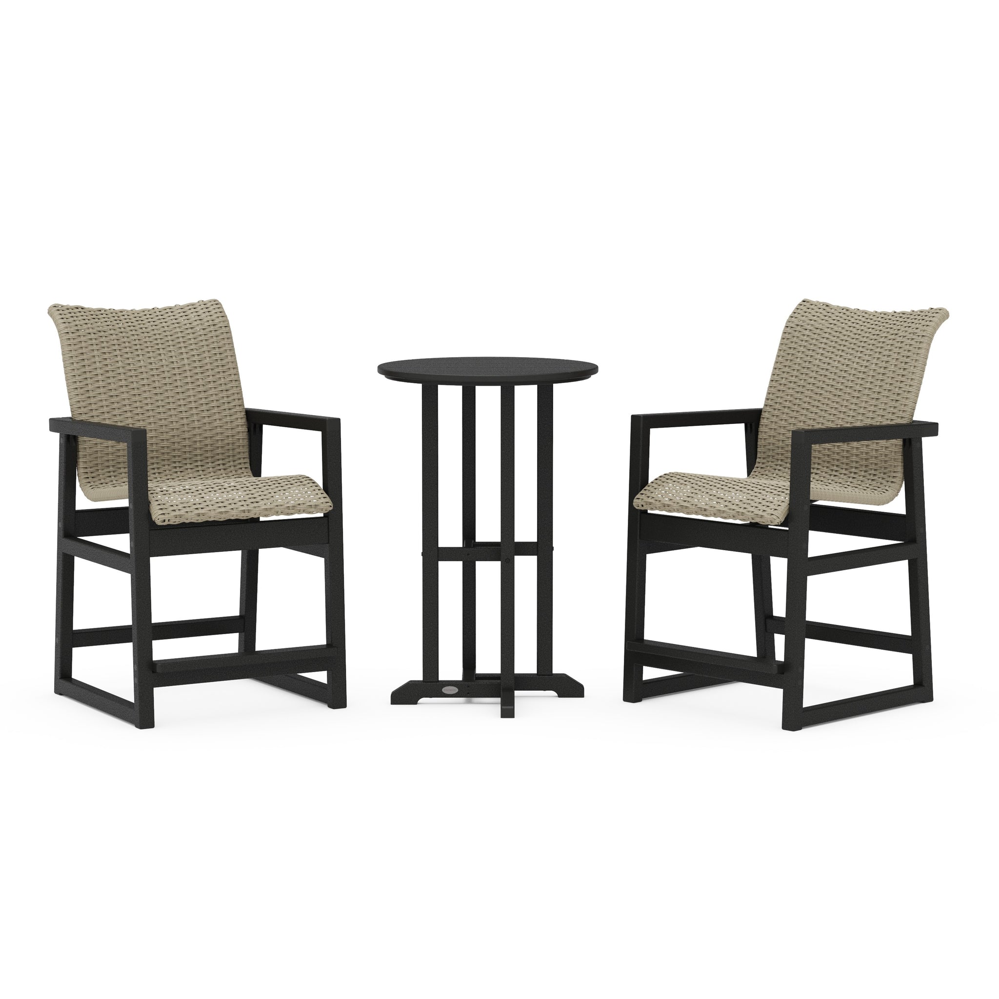 EDGE Woven 3-Piece Farmhouse Counter Set