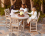 Chinoiserie 5-Piece Round Farmhouse Bar Set