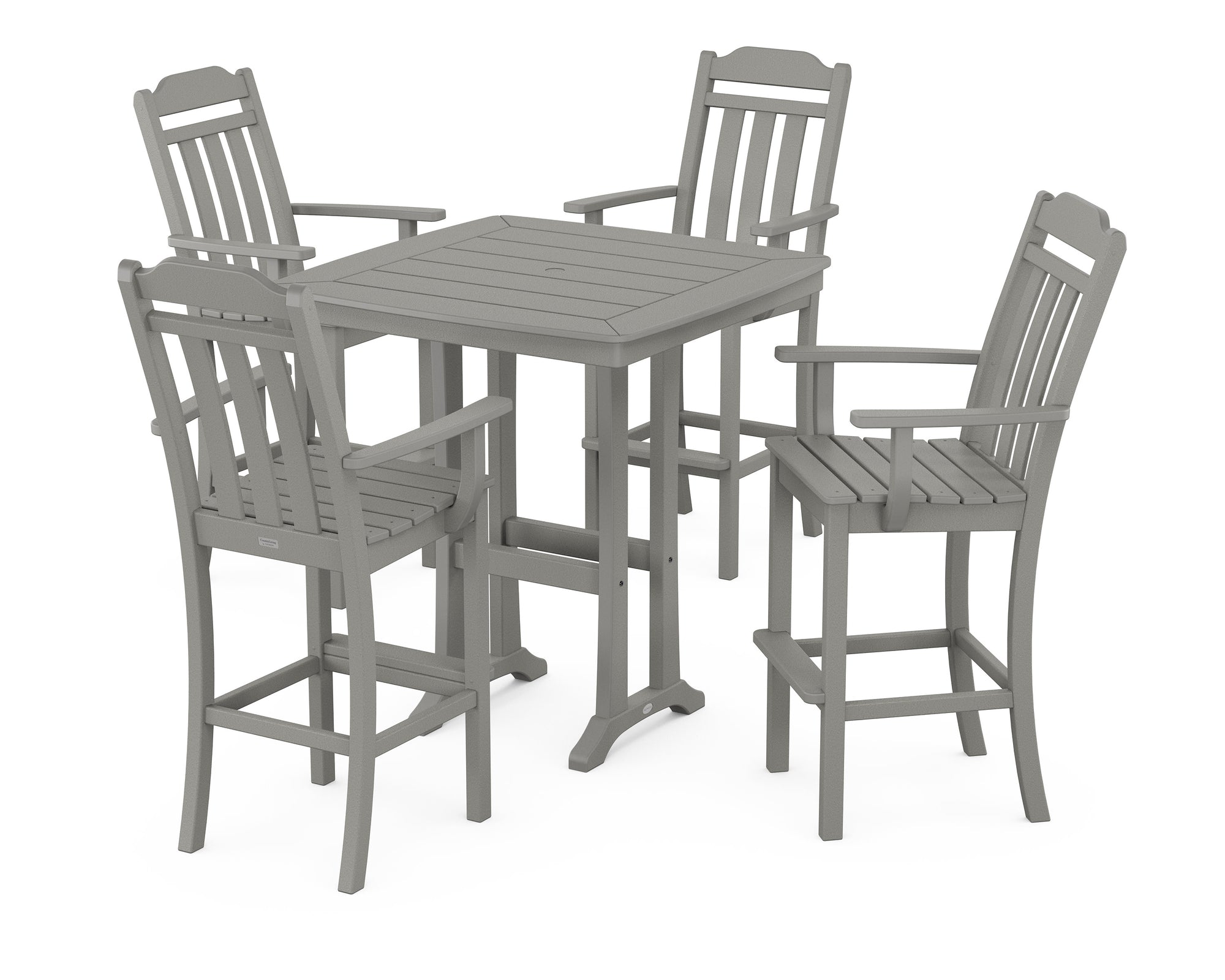 Cottage 5-Piece Bar Set with Trestle Legs