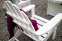 Classic Folding Adirondack 6-Piece Conversation Set with Fire Pit Table