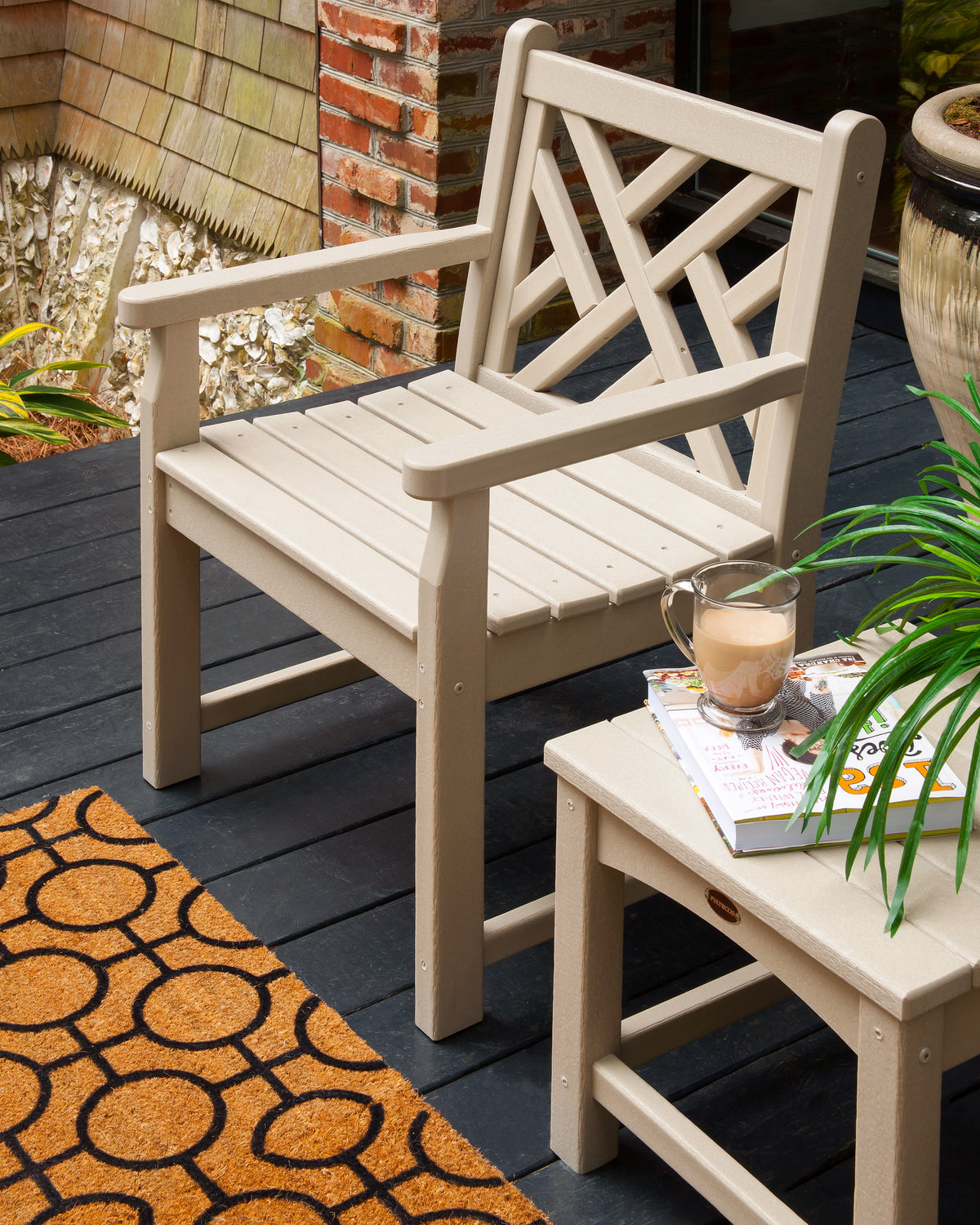 Chippendale Garden Arm Chair