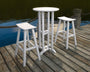 24" Round Farmhouse Bar Bistro Table