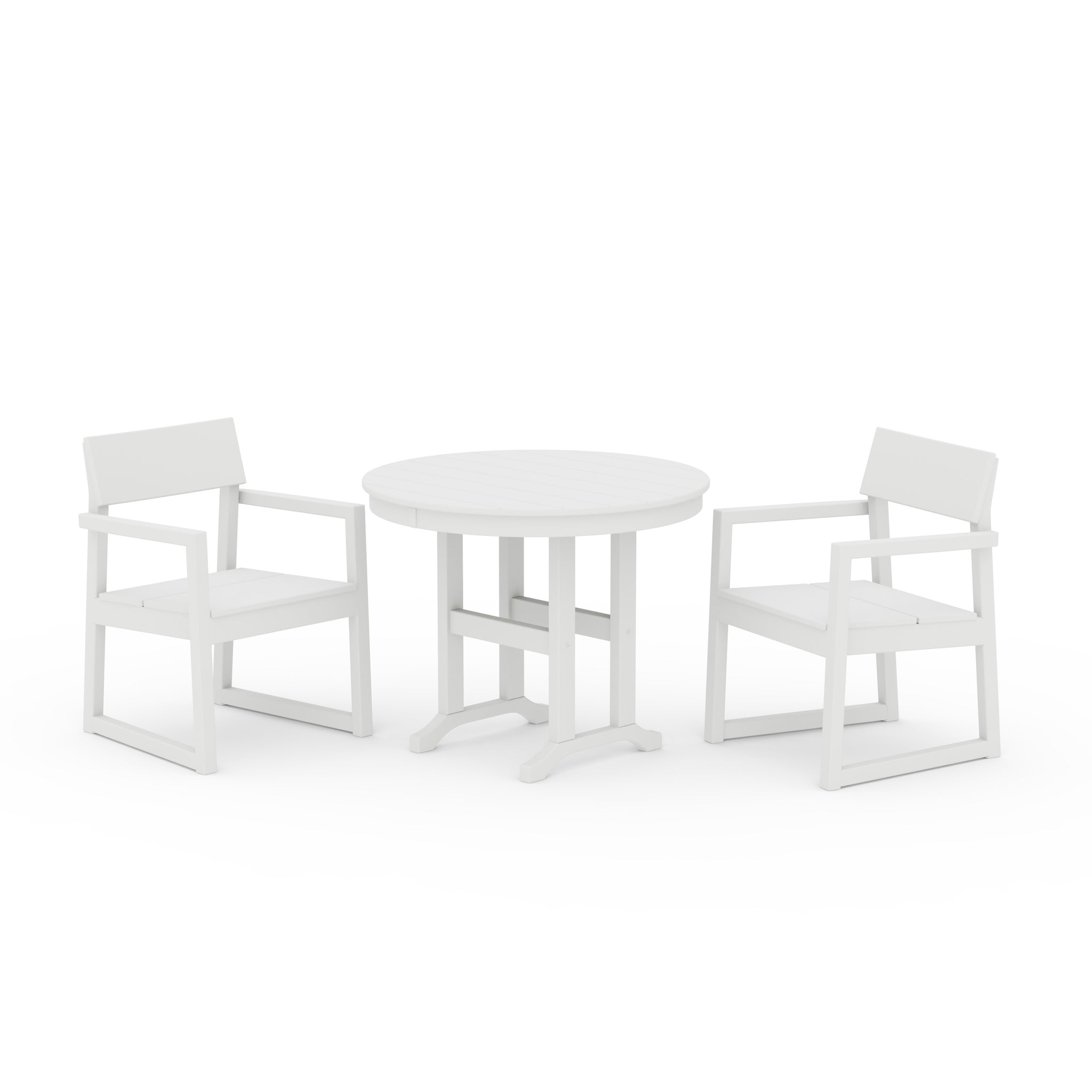 EDGE 3-Piece Round Dining Set
