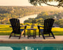 Nautical 3-Piece Curveback Adirondack Set