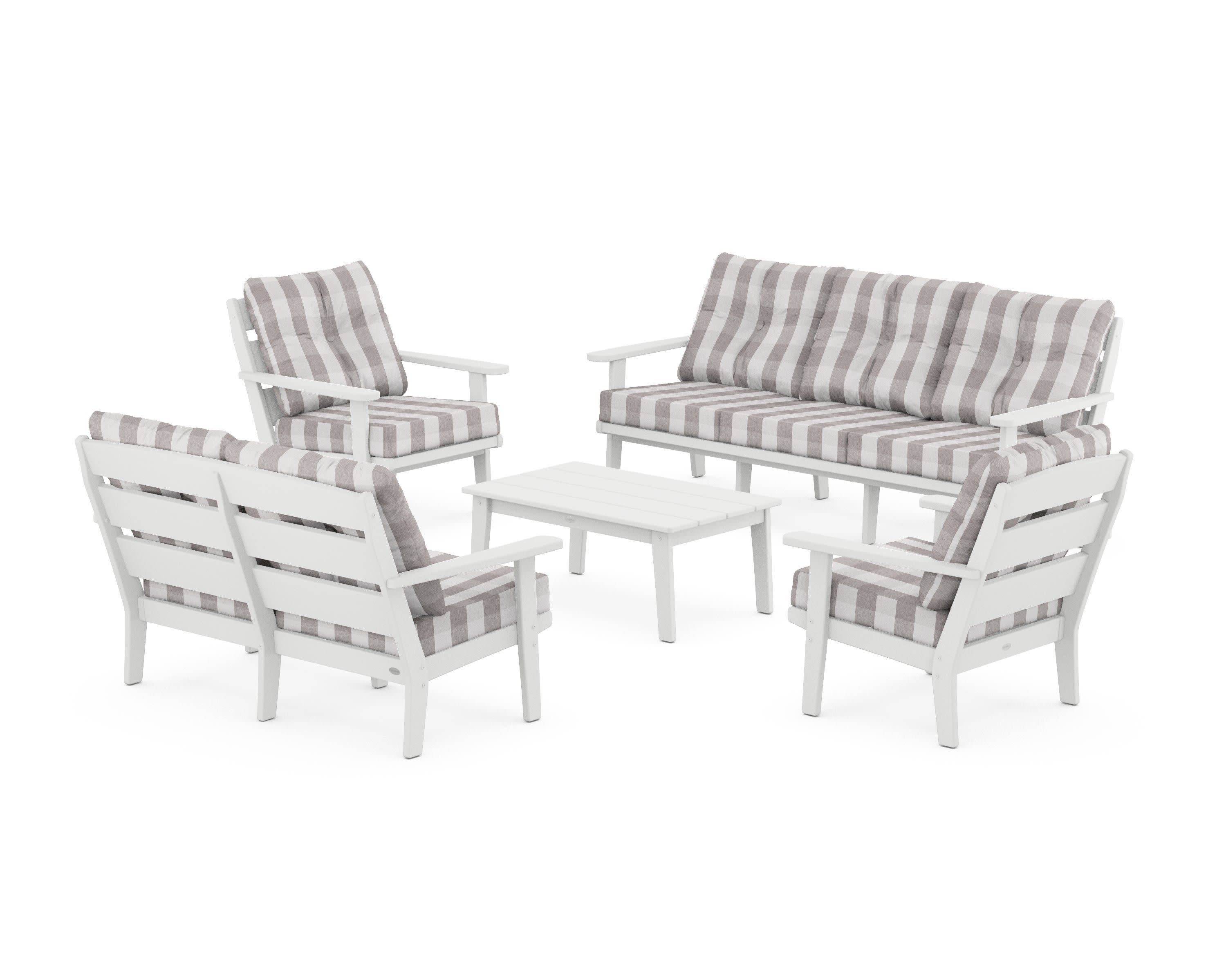 Lakeside 5-Piece Lounge Sofa Set