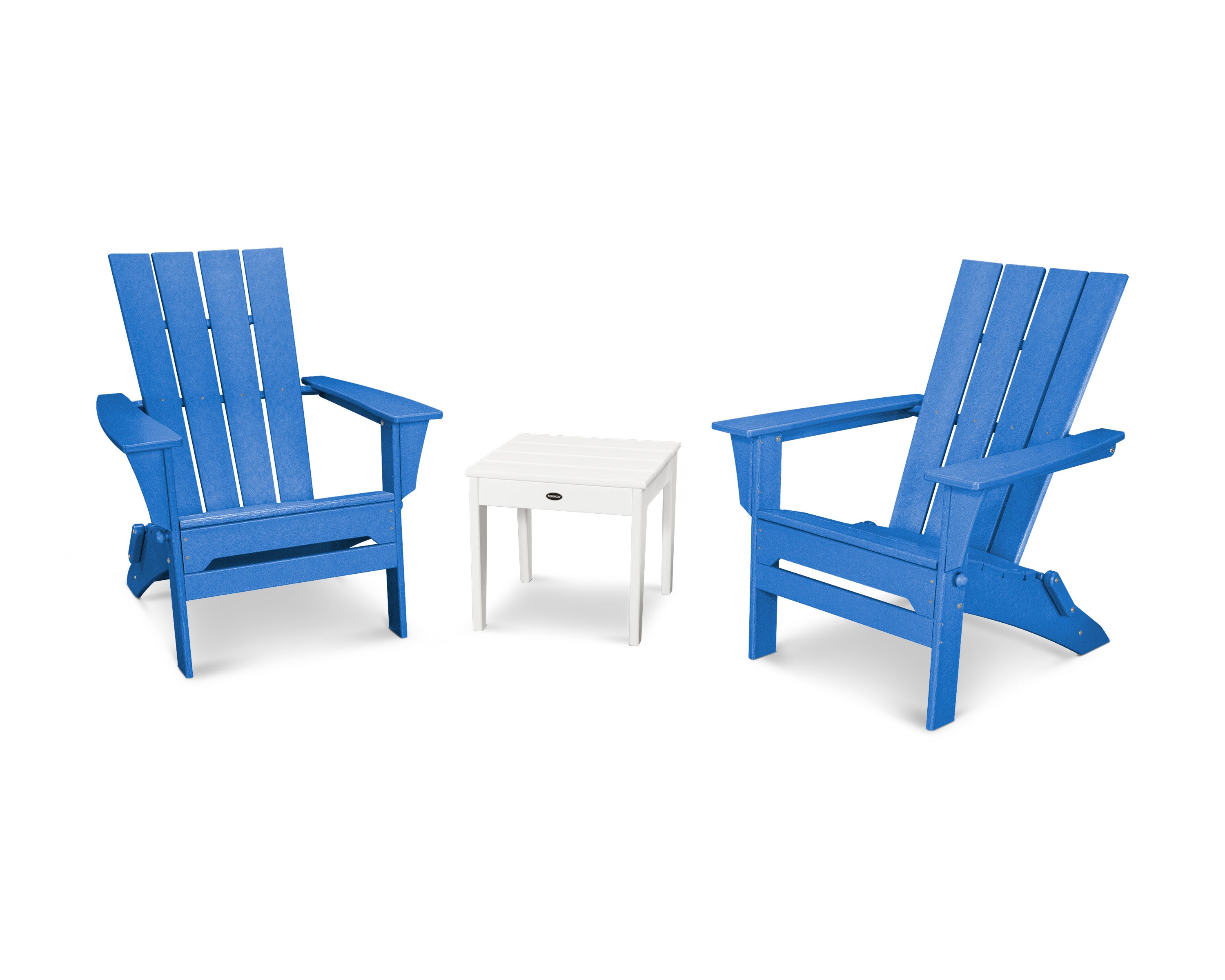 Quattro Folding Chair 3-Piece Adirondack Set