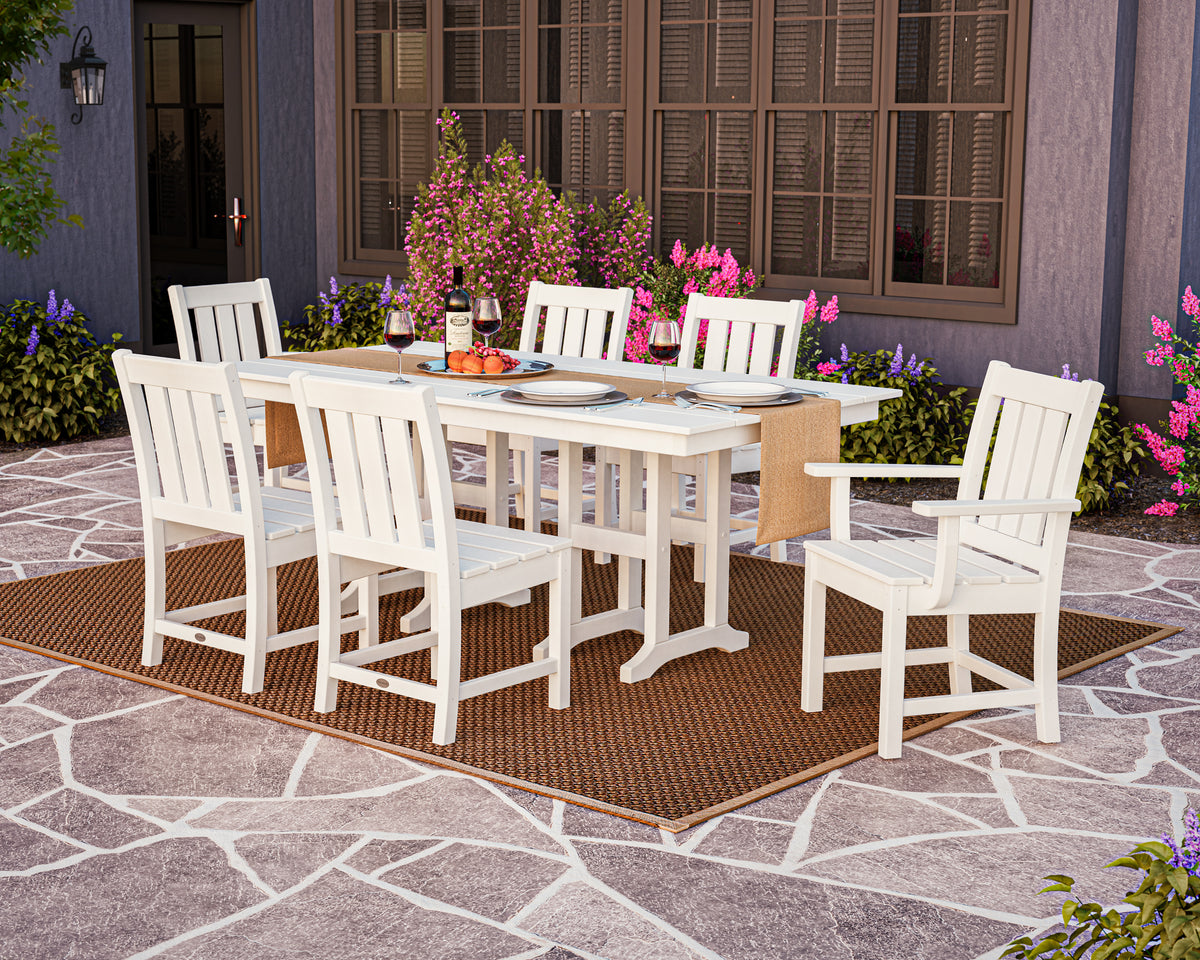 Oxford 7-Piece Farmhouse Dining Set