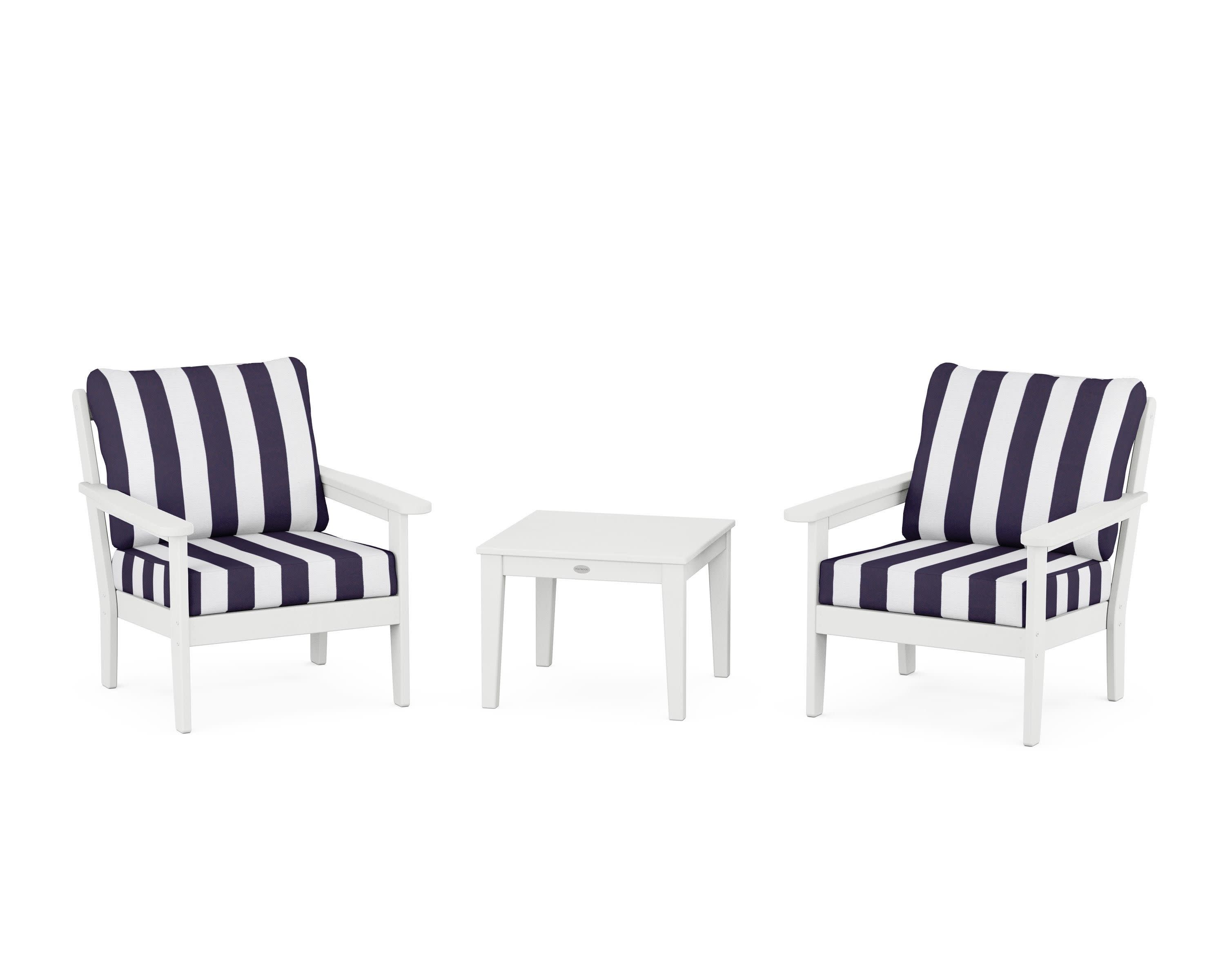 Cottage 3-Piece Deep Seating Set