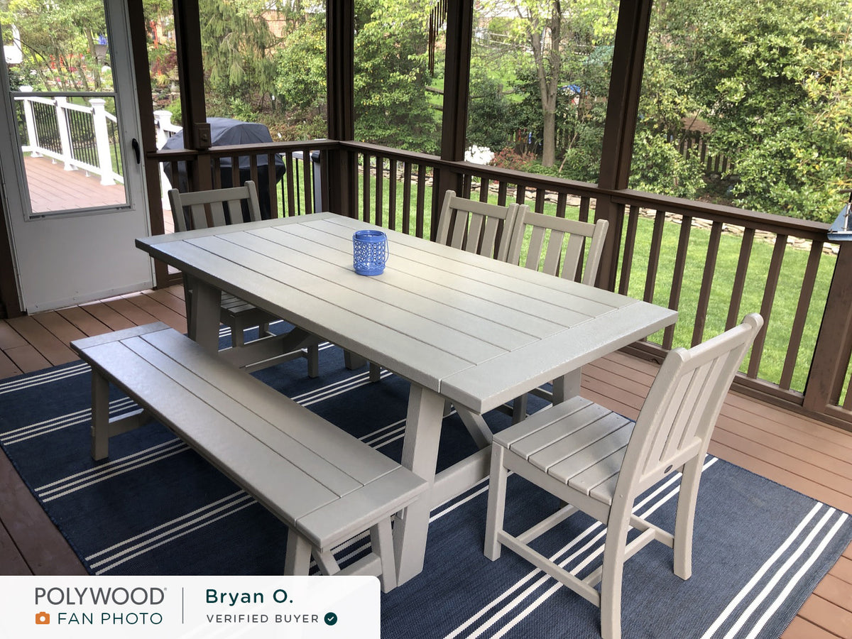 Rustic Farmhouse 39" x 75" Dining Table