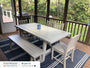 Rustic Farmhouse 39" x 75" Dining Table