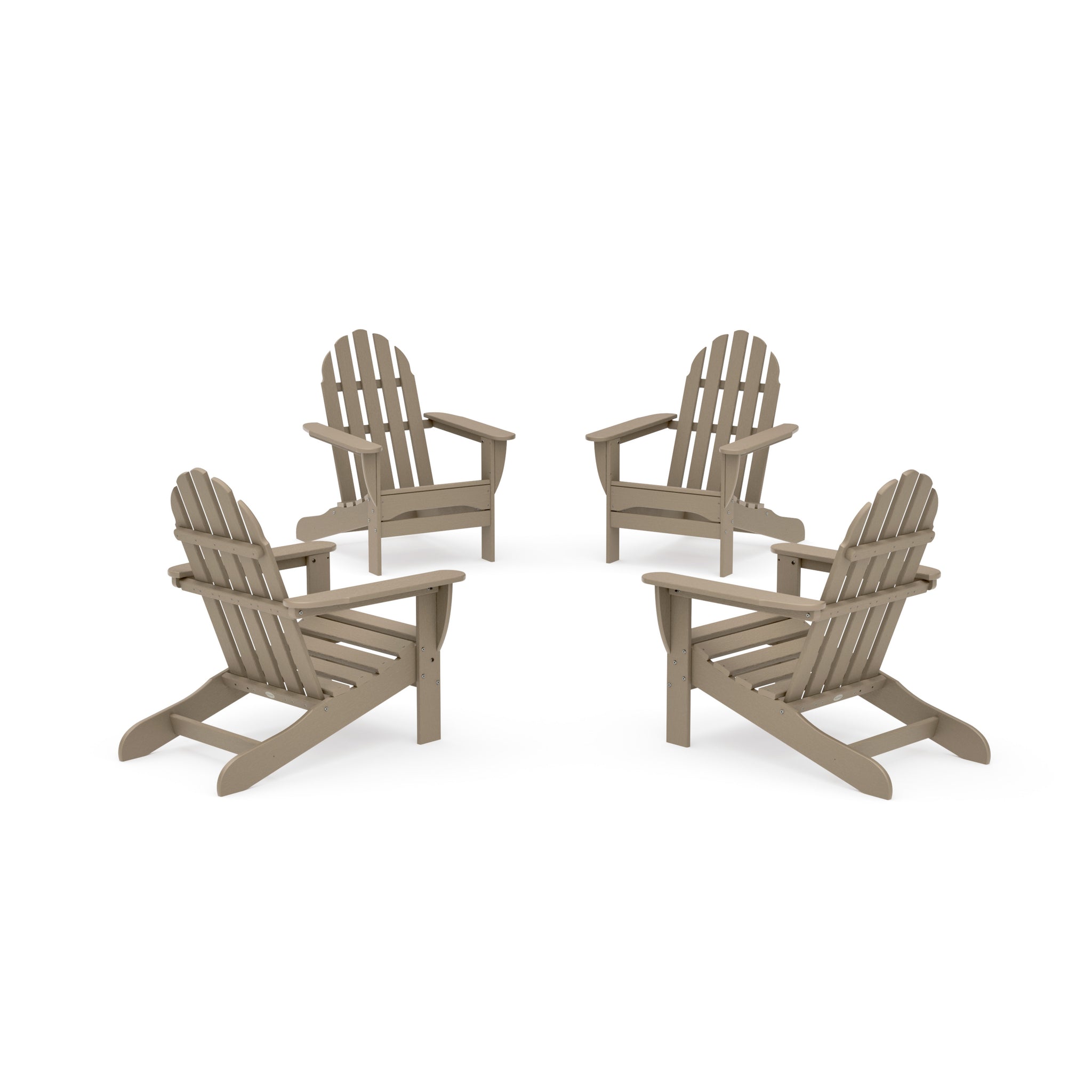 4-Piece Classic Adirondack Conversation Set