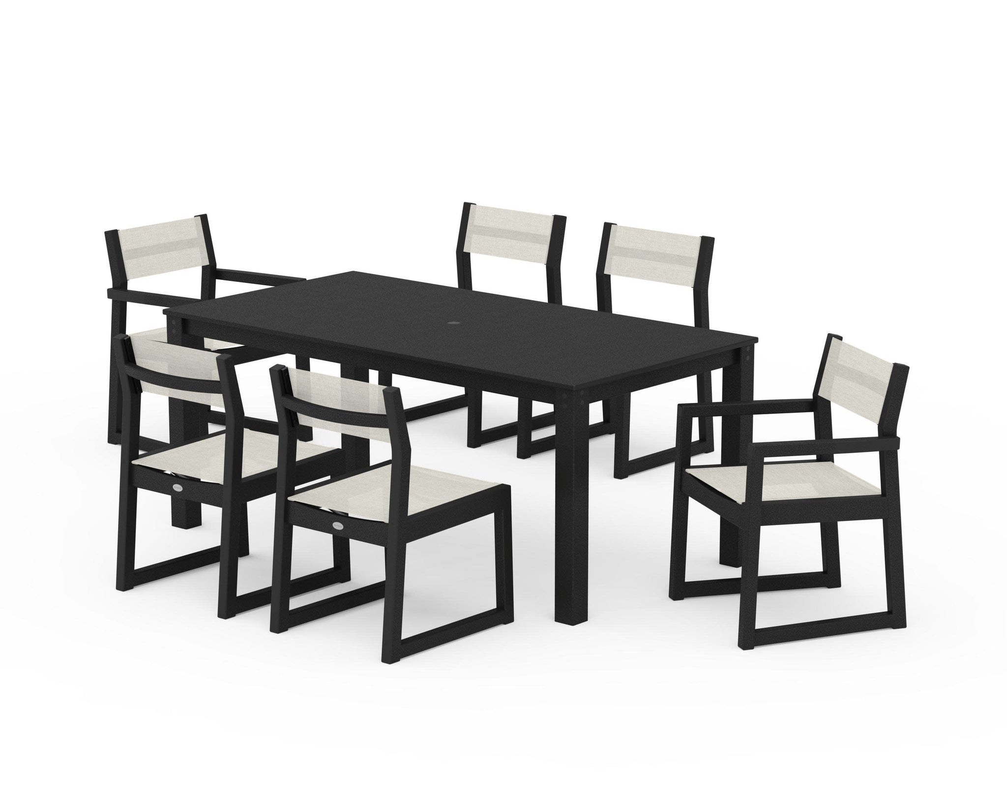 EDGE Sling 7-Piece Parsons Dining Set