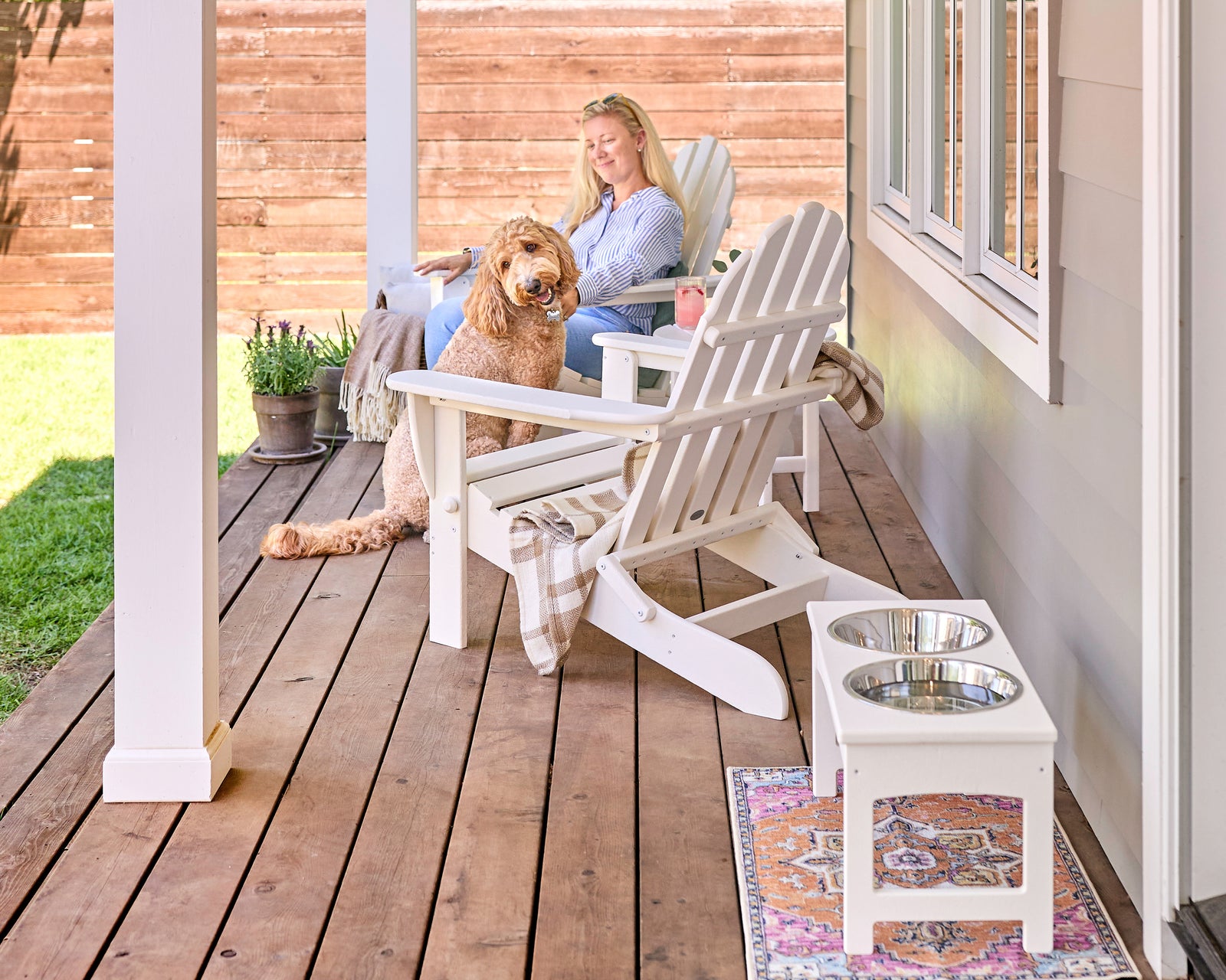 Classic Folding Adirondack 3-Piece Set