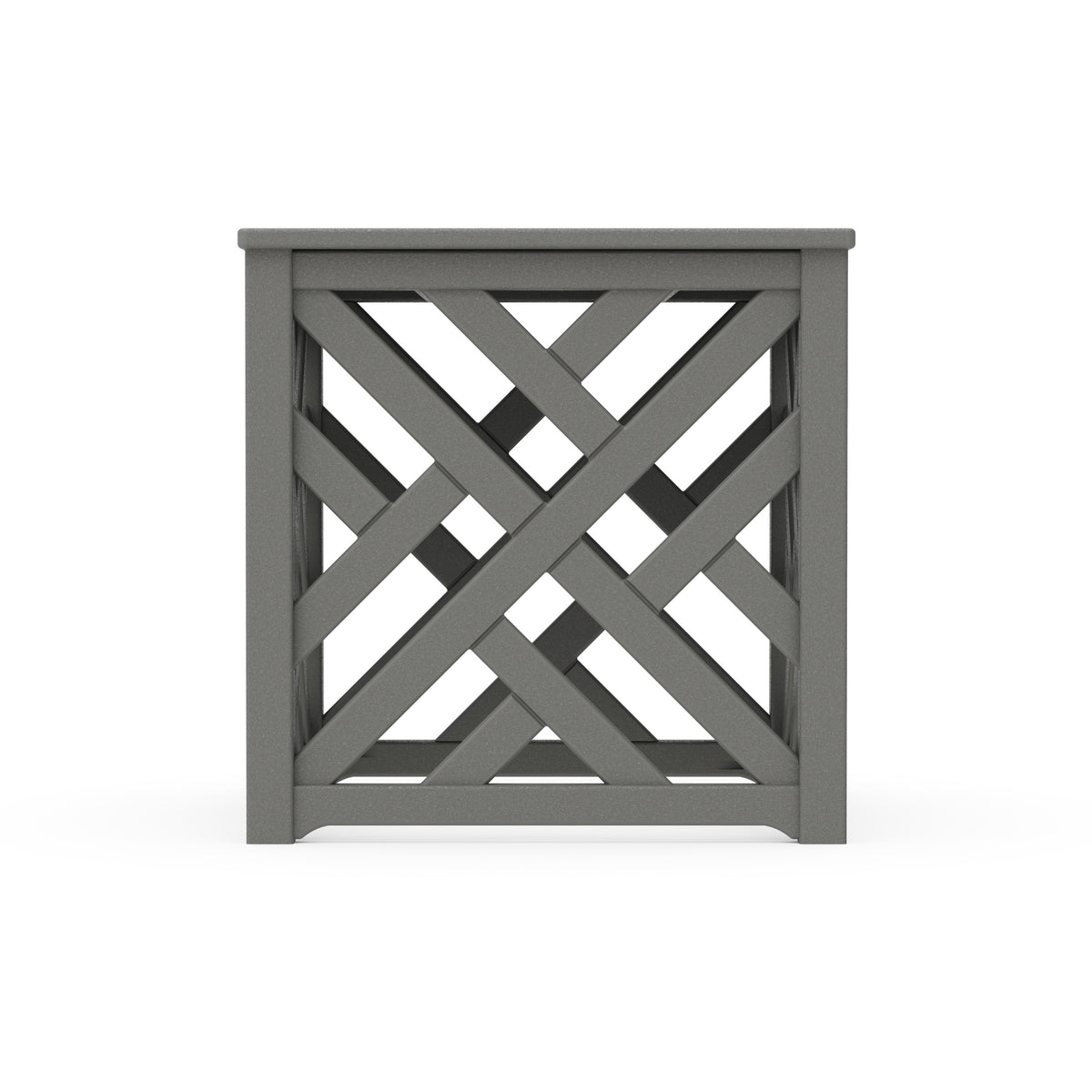 gray chevron patio umbrella Chippendale Umbrella Side Table