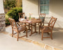 Braxton 5-Piece Nautical Trestle Arm Chair Dining Set