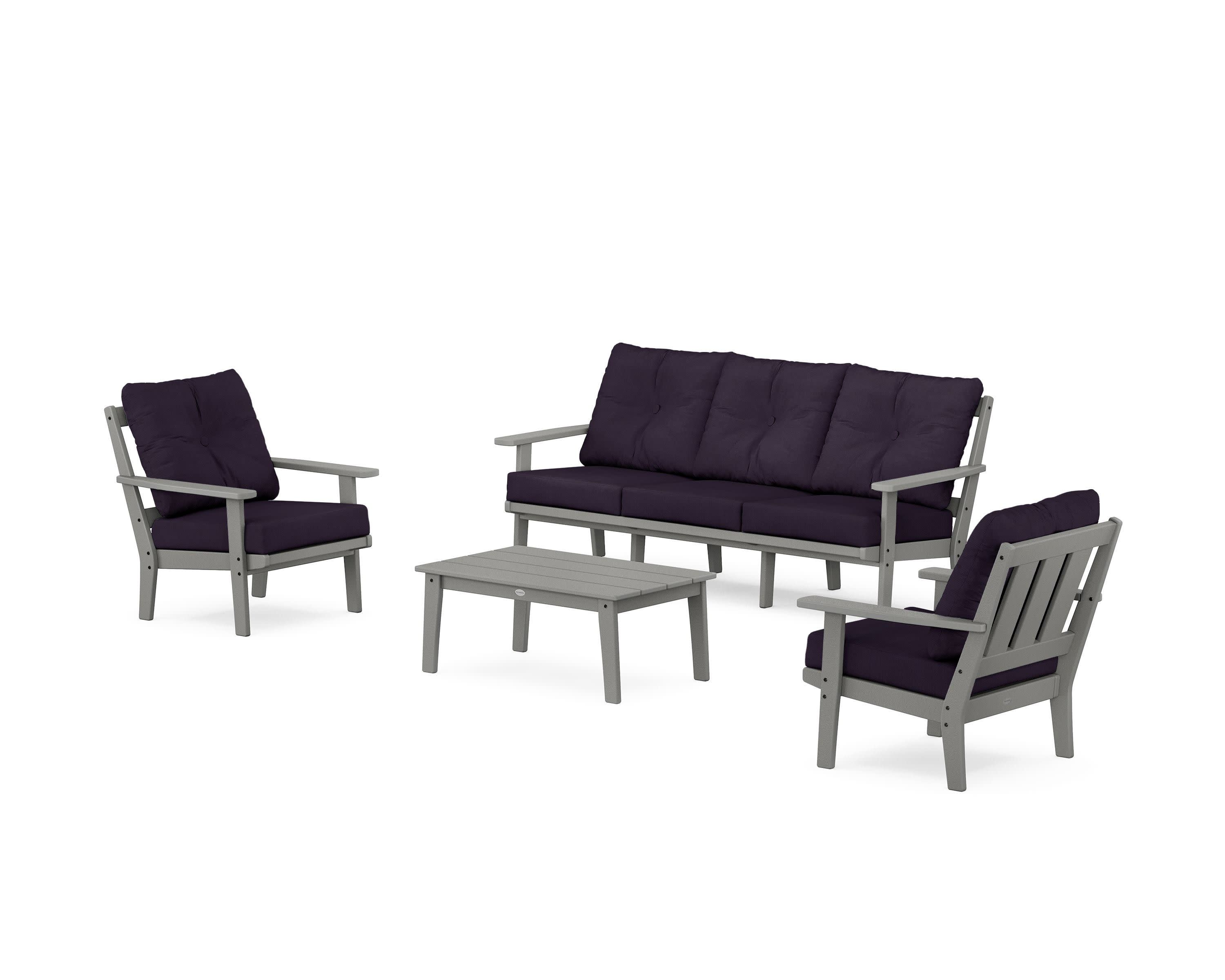 Oxford 4-Piece Deep Seating Set with Sofa