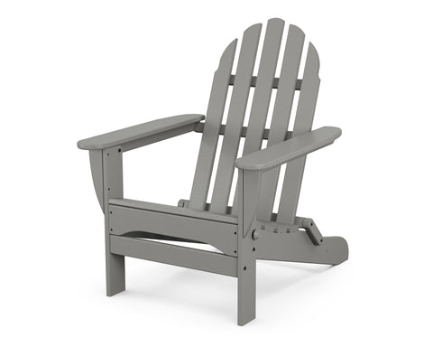Classic Folding Adirondack Chair - Mahogany
