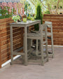 Modern Studio Plaza Lowback Bar Chair 3-Piece Balcony Set
